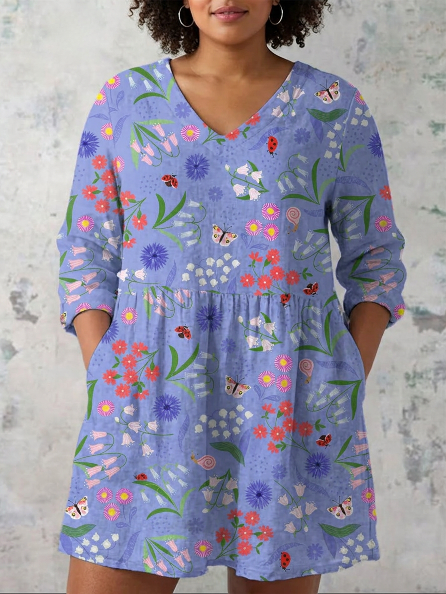 Winslow | Lange Blouse met V-hals