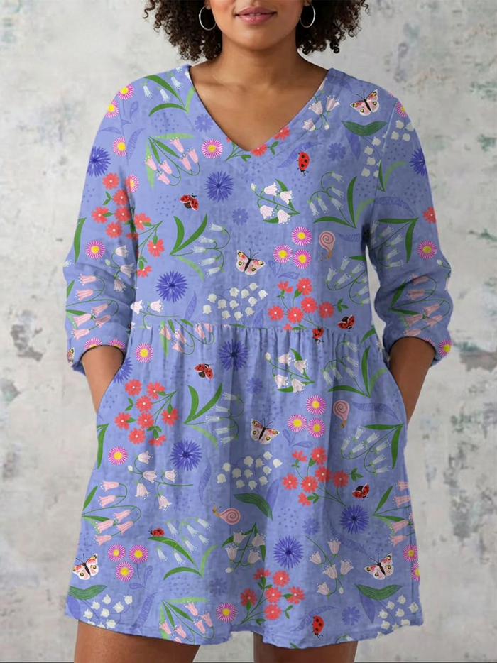 Winslow | Lange Blouse met V-hals