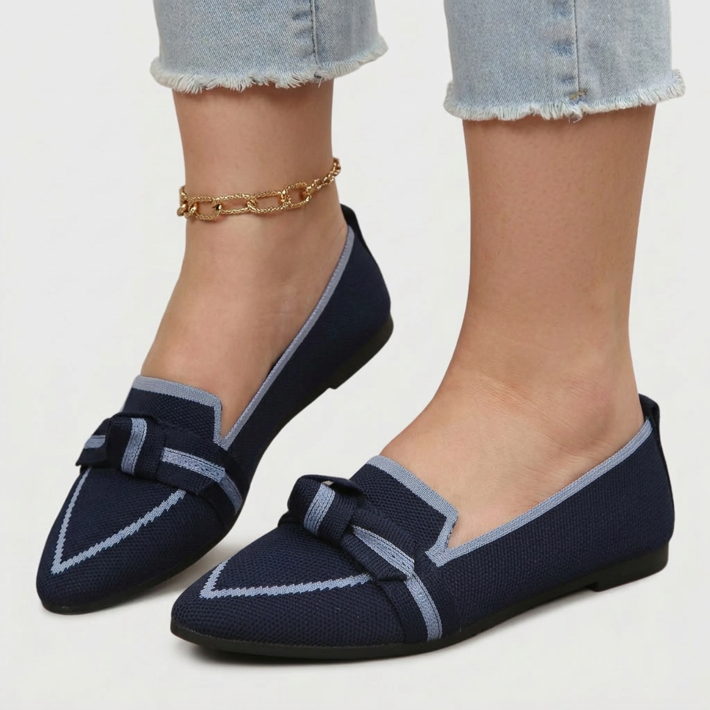 Kaia | Geknoopte Comfort Loafers