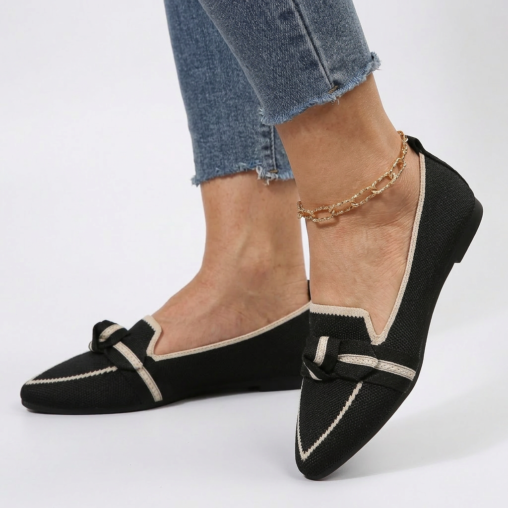 Kaia | Geknoopte Comfort Loafers