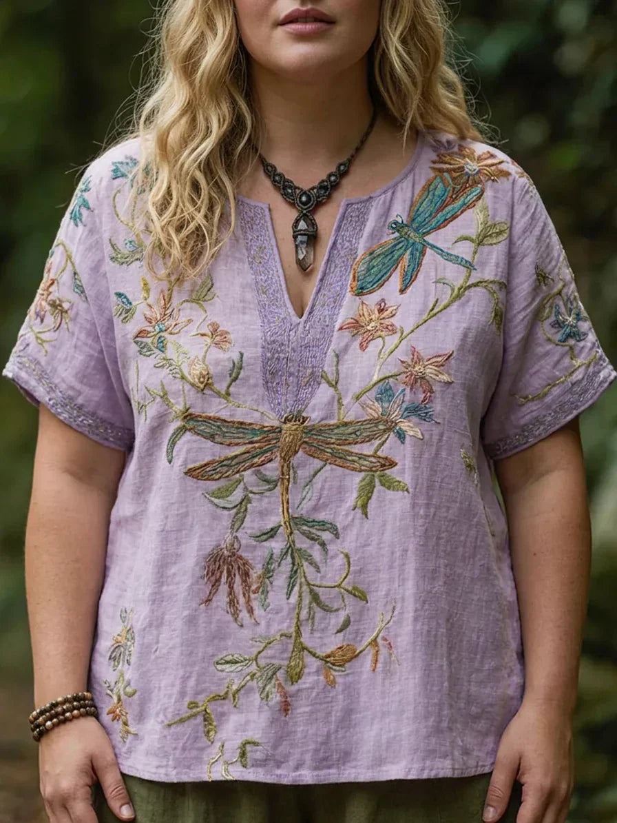 Perdita | Zachte Vrouwelijke Relaxed Fit Blouse