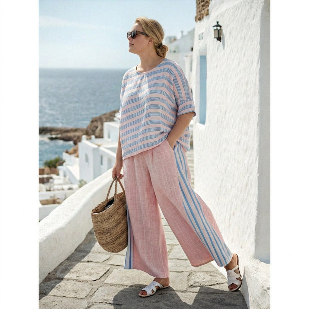 Lark | Blush Stripe Coastal Set