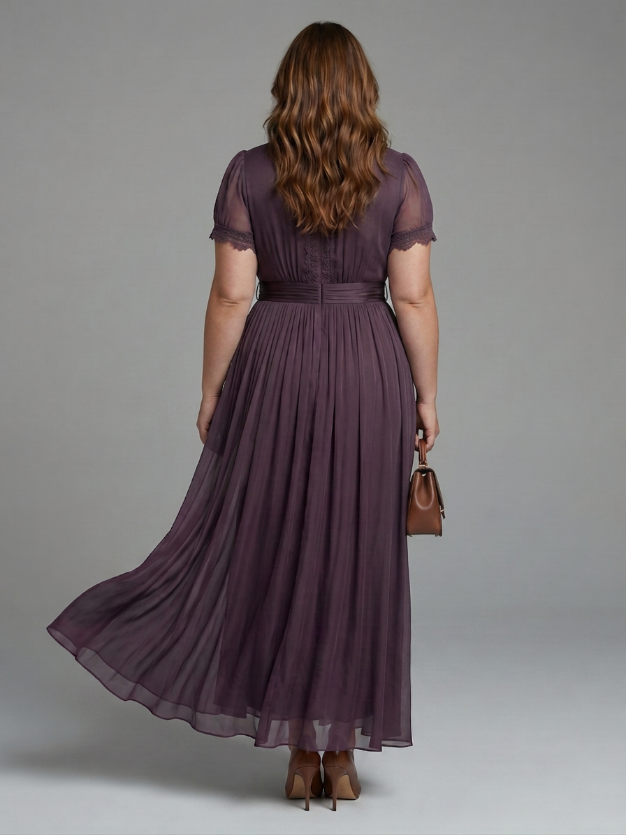 Belen | Maxi-jurk met Gathered Taille en Sleuf