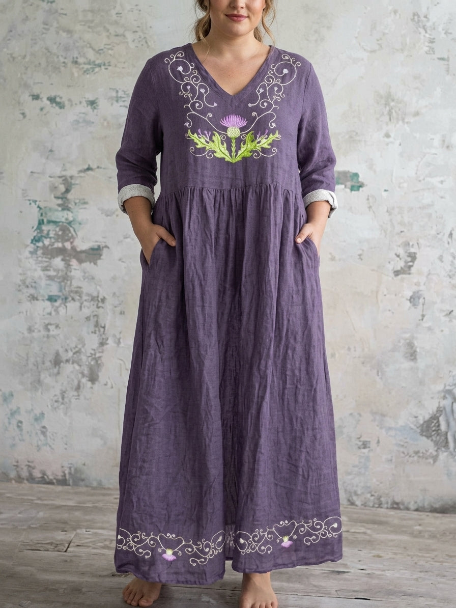 Maybelle | Regal Bloom Maxi Jurk