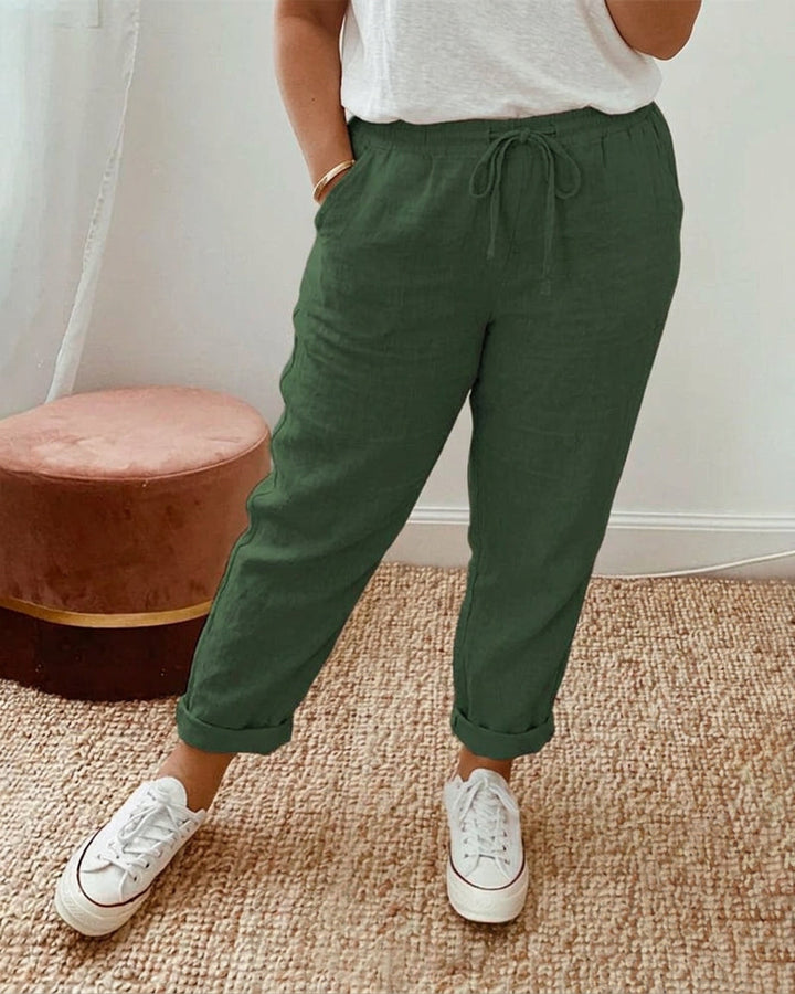 Noa | Casual &amp; Elegante Taillebandbroek