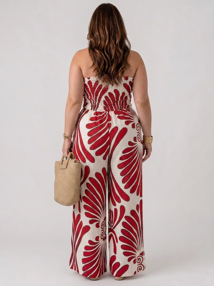 Dilys | Strapless Flowing Silhouette Maxi Dress