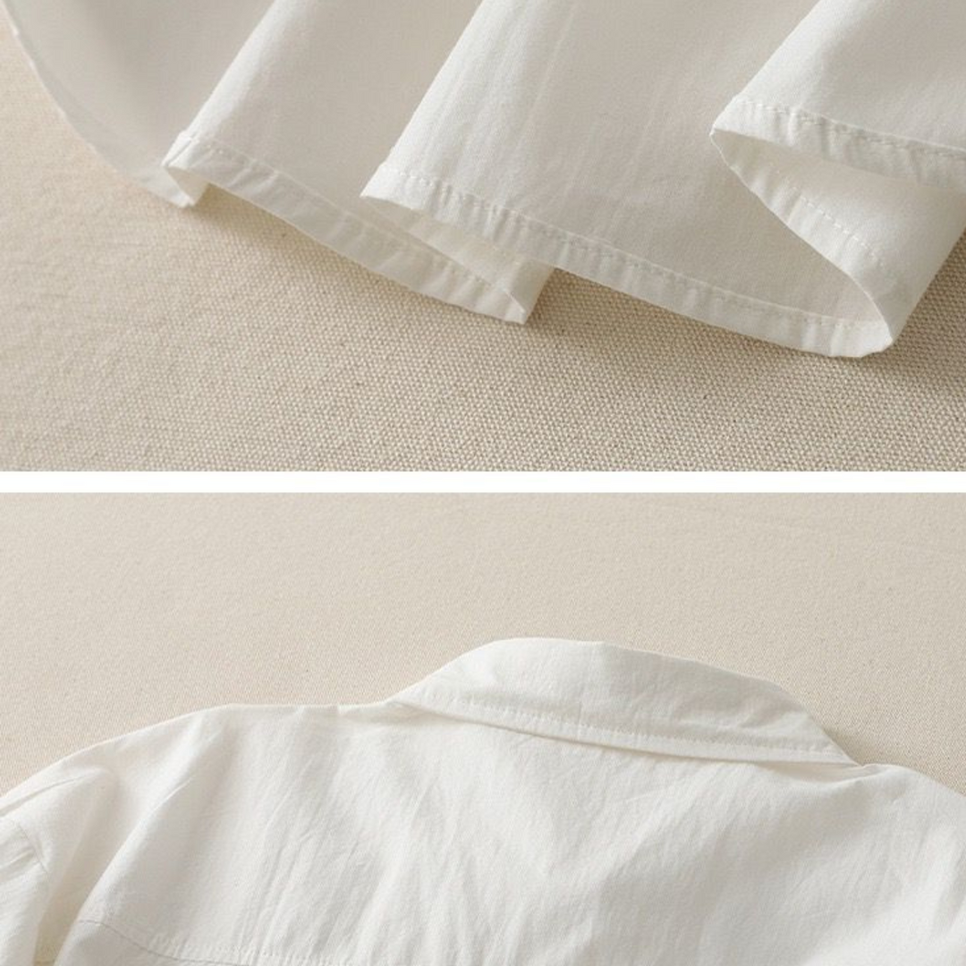 Juna - Pure Katoenen Rimpelshirt