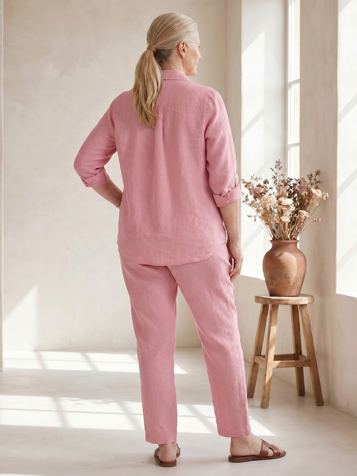 Paloma | Langsleeve Shirt Tapered Broek Set