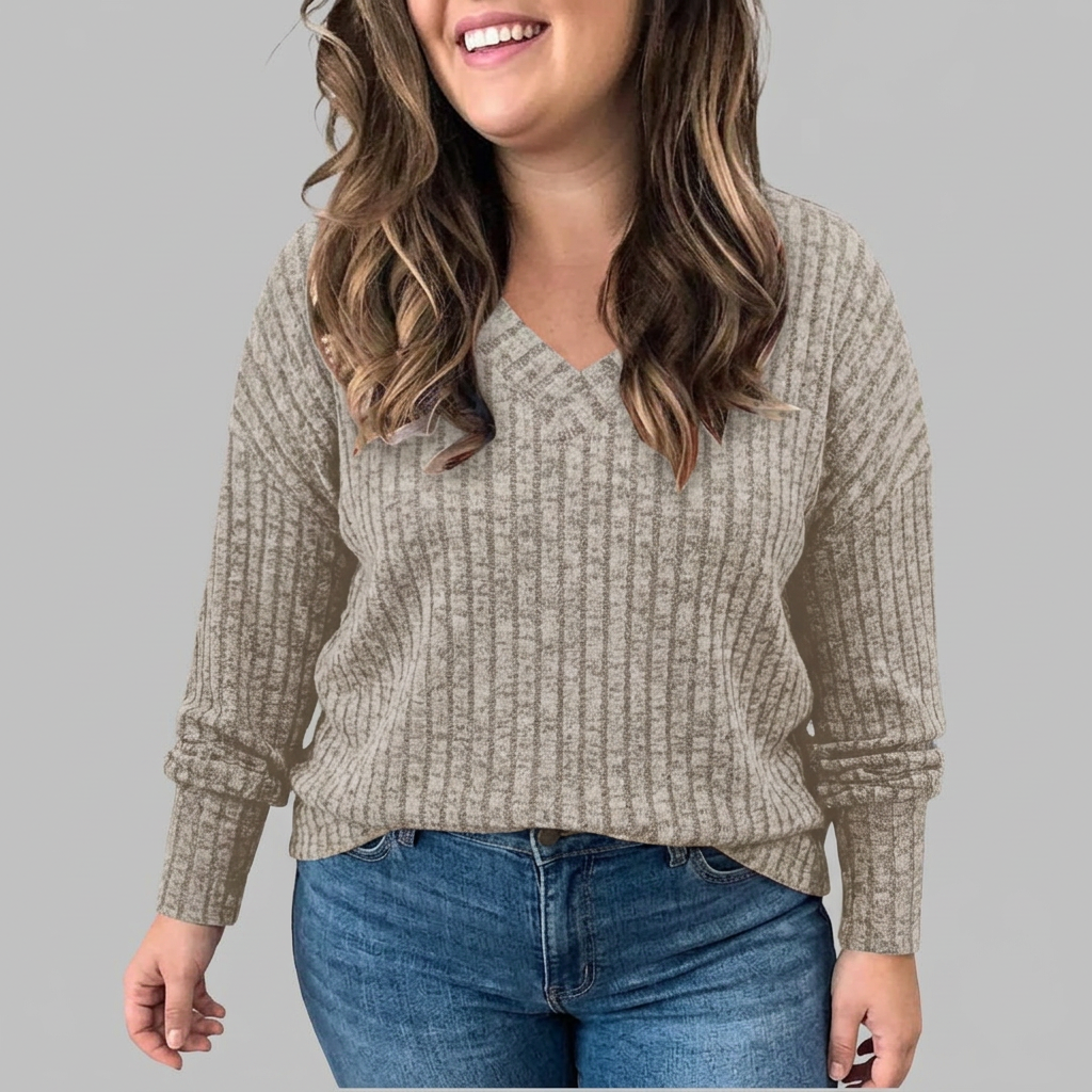 Opaline | V-Hals Lange Mouwen Top