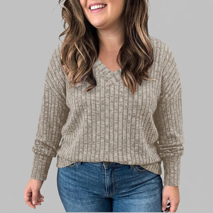 Opaline | V-Hals Lange Mouwen Top
