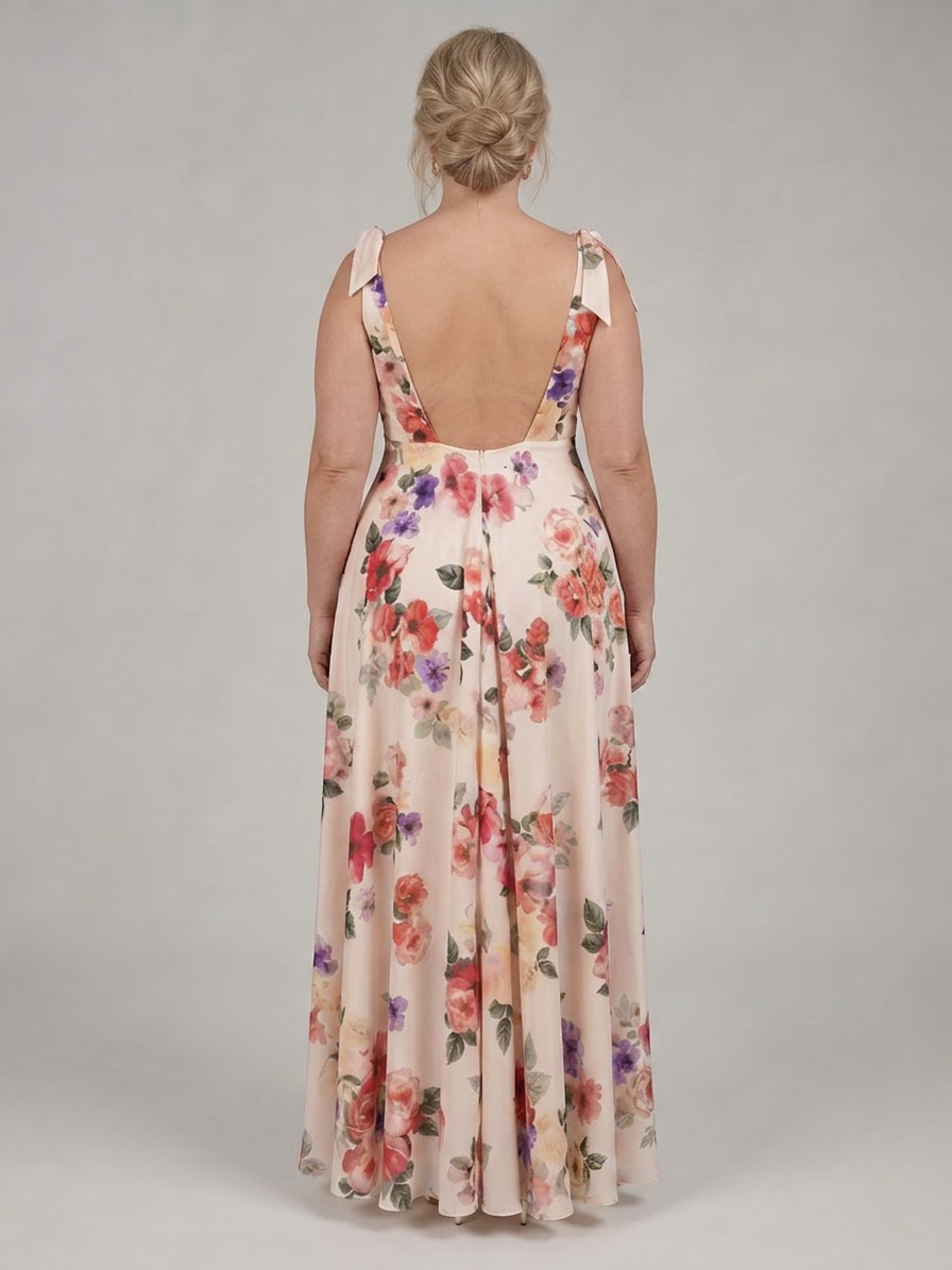 Ember | Mouwloze Vloeiende Maxi Jurk