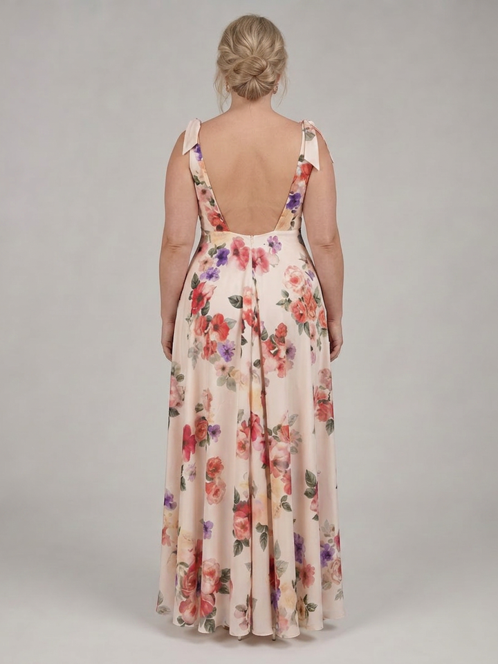 Ember | Mouwloze Vloeiende Maxi Jurk
