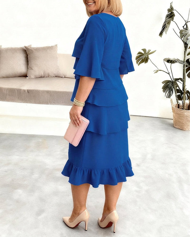 Frankie | Elegante Comfort Ruffle Jurk