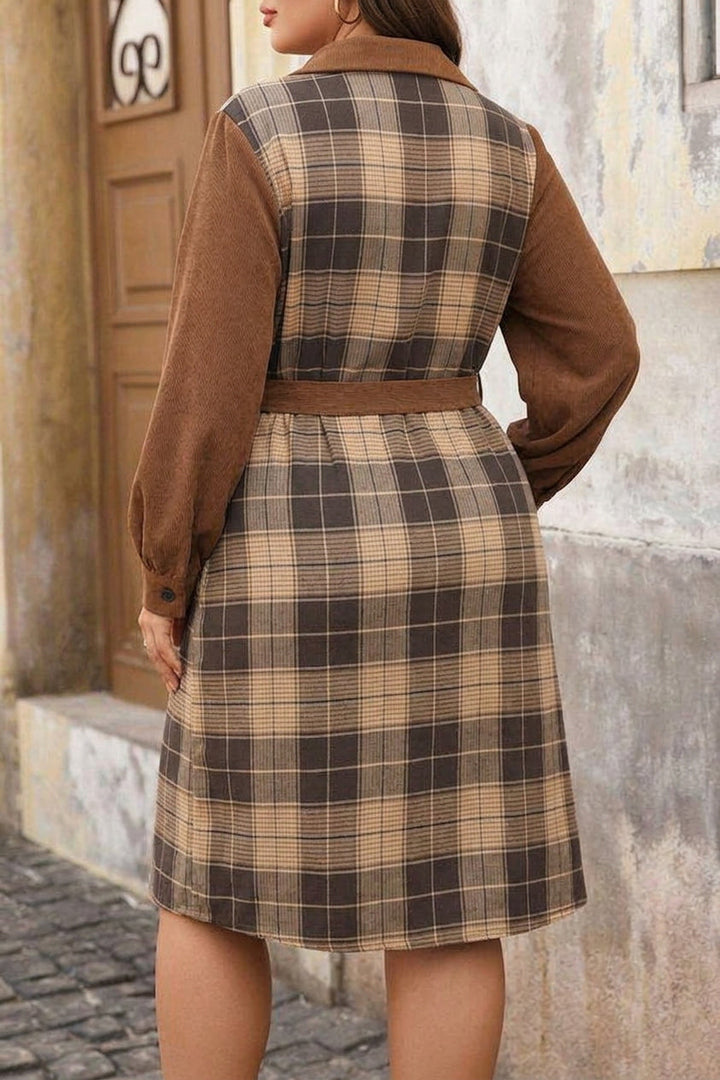 Dilys - Retro Corduroy Jurk