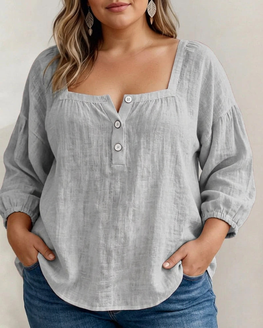 Sigrid | Blouse met Pofmouwen