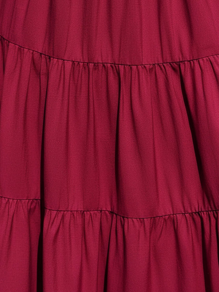 Cassia - Smocked Mouwloze Maxi Jurk