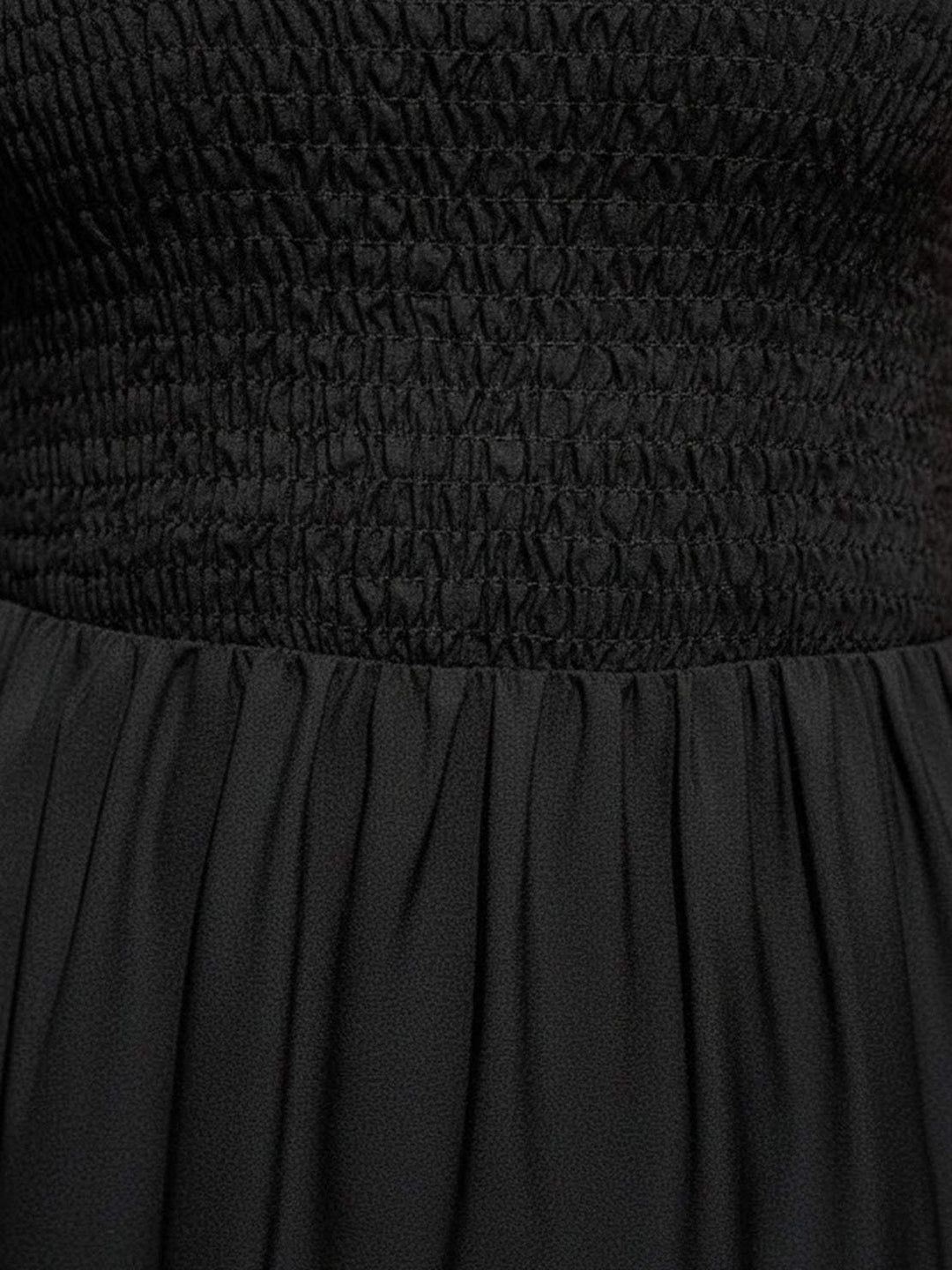 Cassia - Smocked Mouwloze Maxi Jurk