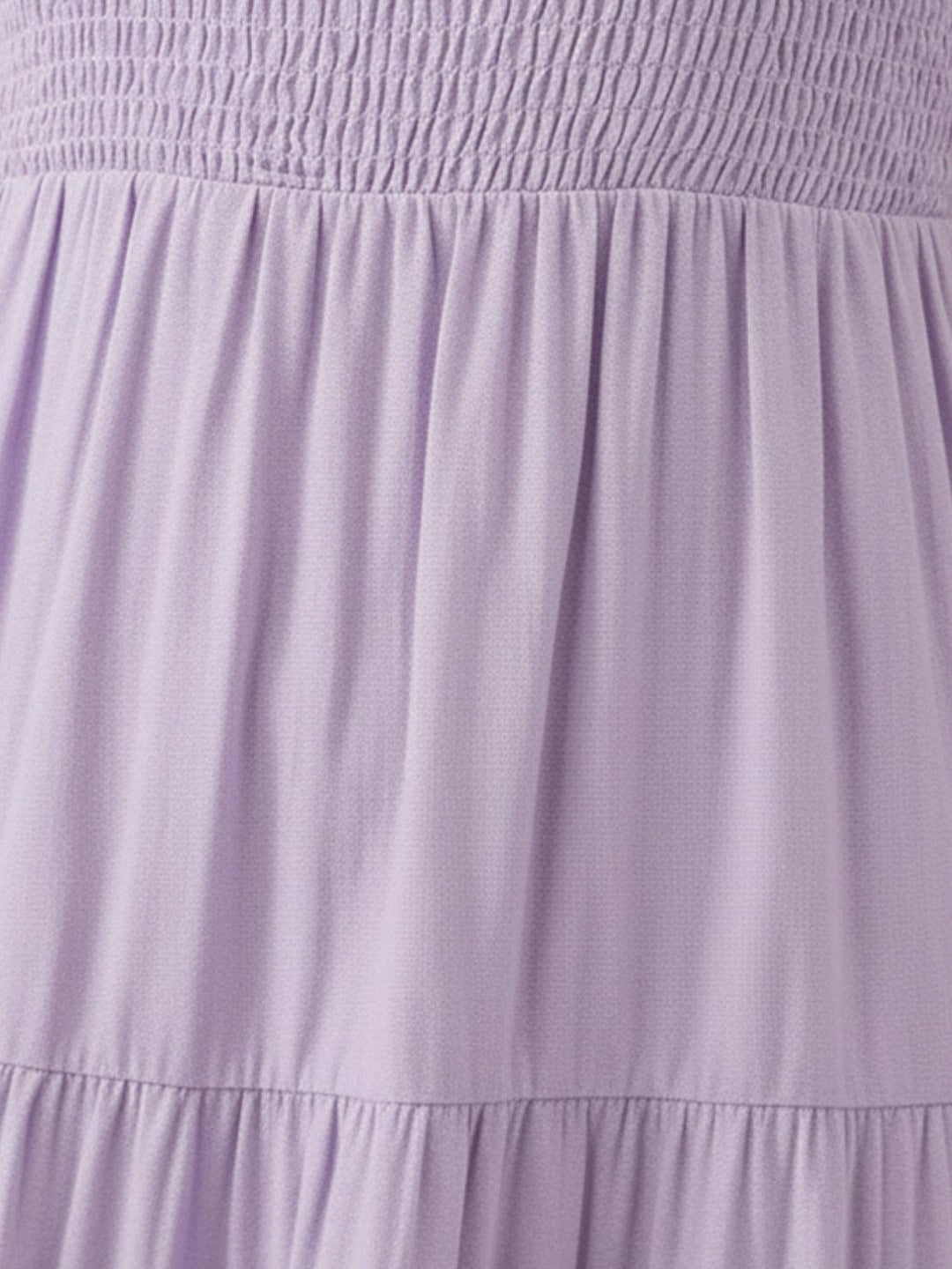Cassia - Smocked Mouwloze Maxi Jurk