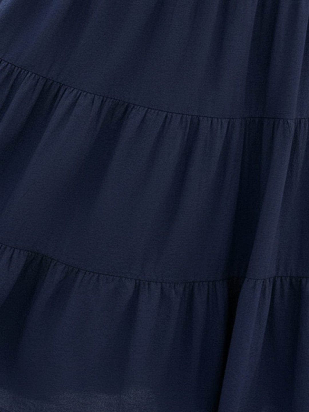 Cassia - Smocked Mouwloze Maxi Jurk