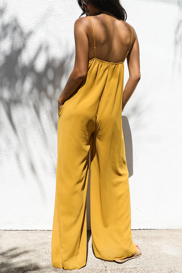 Anneliese - Klassieke Silhouette Met Zakjes Jumpsuit