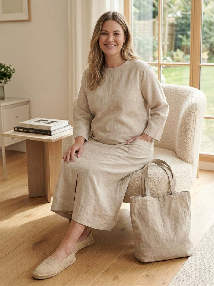 Yuki - Katoenen Maxi Jurk