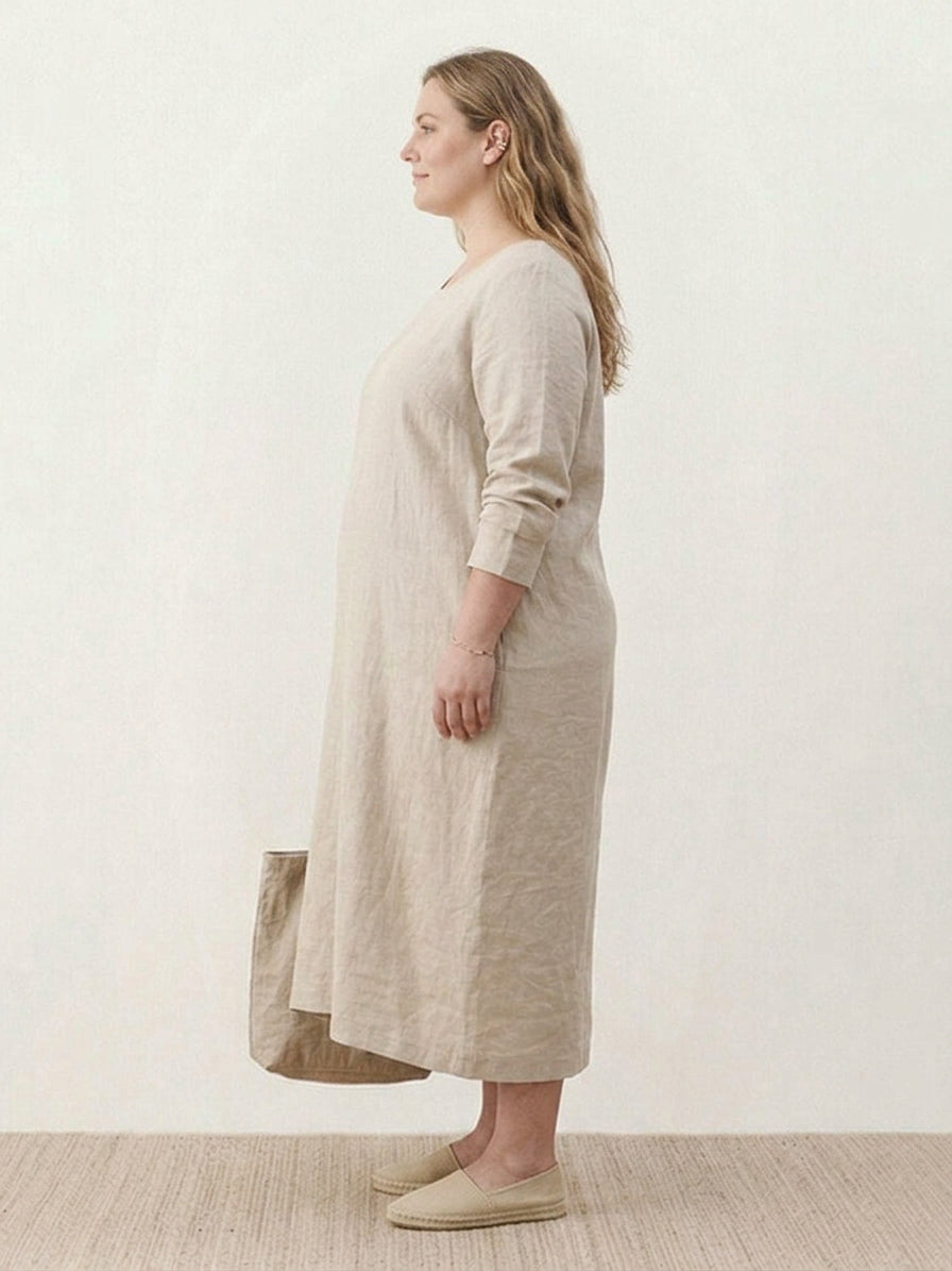 Yuki - Katoenen Maxi Jurk