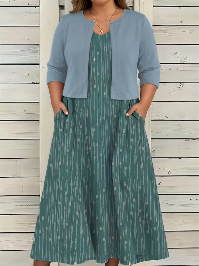 Hattie - Bloemenjurk Twee-delig Set