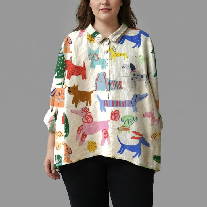 Ondine | Elegante linnen zomerblouse