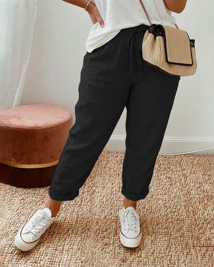 Noa | Casual &amp; Elegante Taillebandbroek
