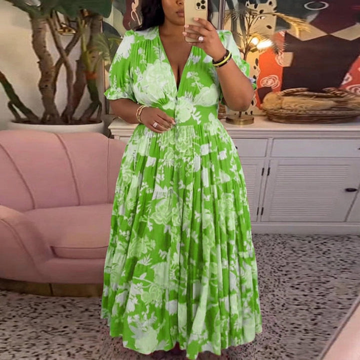Salma | Bloemige Maxi Jurk