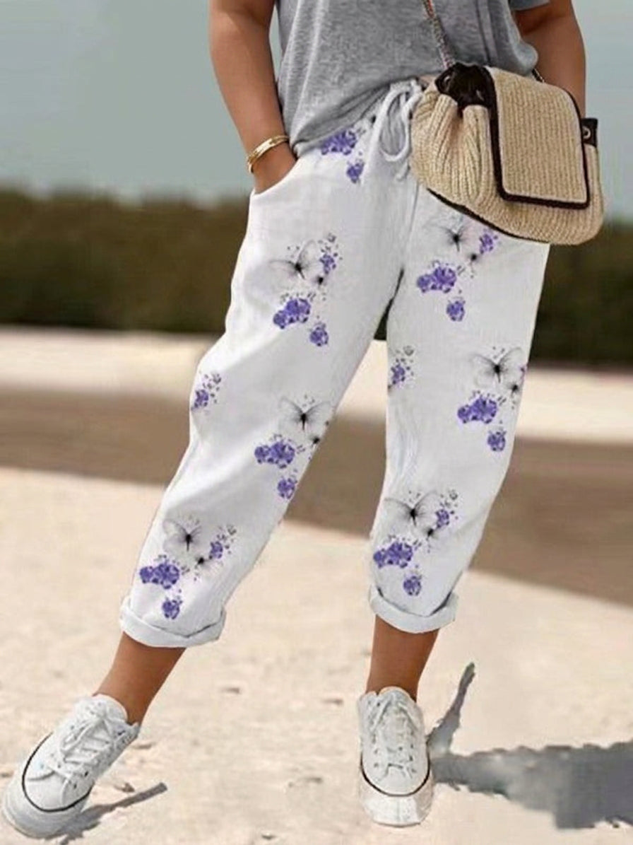 TOVA – FLORAL RELAXED BROEKEN