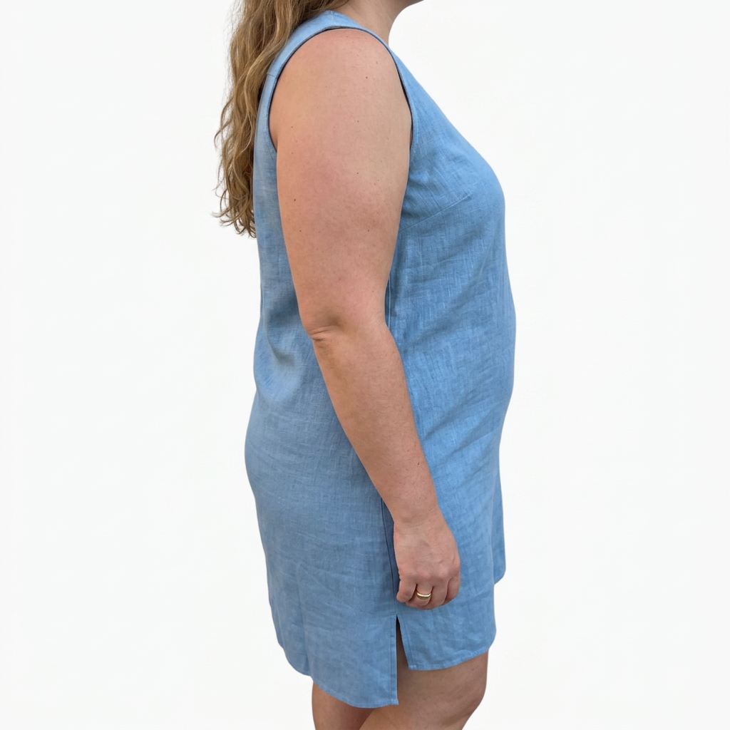 Imogen | Mouwloze V-Hals Jurk