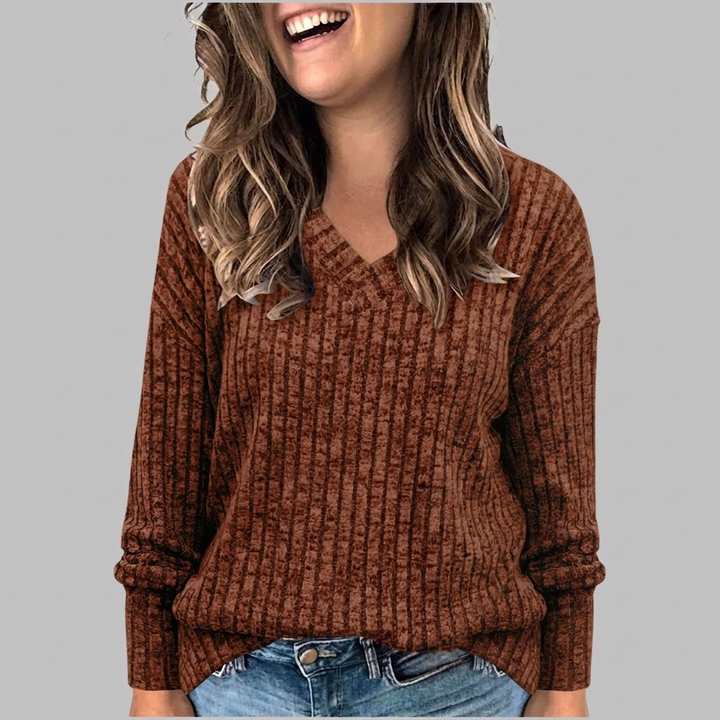 Opaline | V-Hals Lange Mouwen Top
