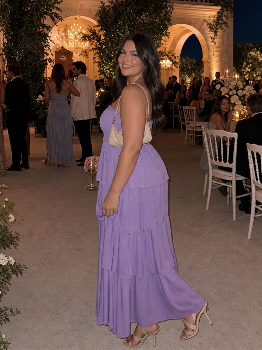 Daria | Strapless Smocked Bodice Midi Dress