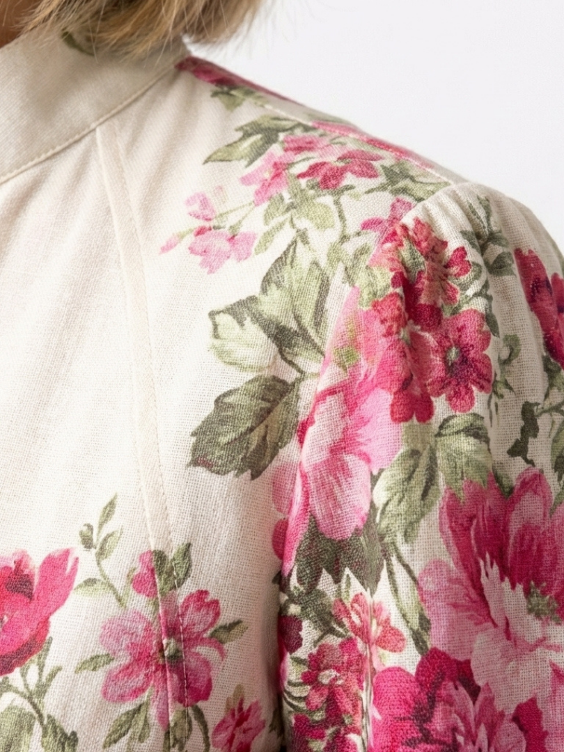 Dahlia | Lange Mouwen Bloemige Maxidress