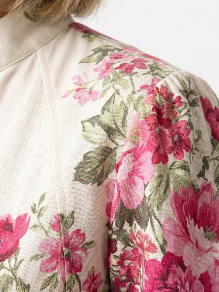 Dahlia | Lange Mouwen Bloemige Maxidress