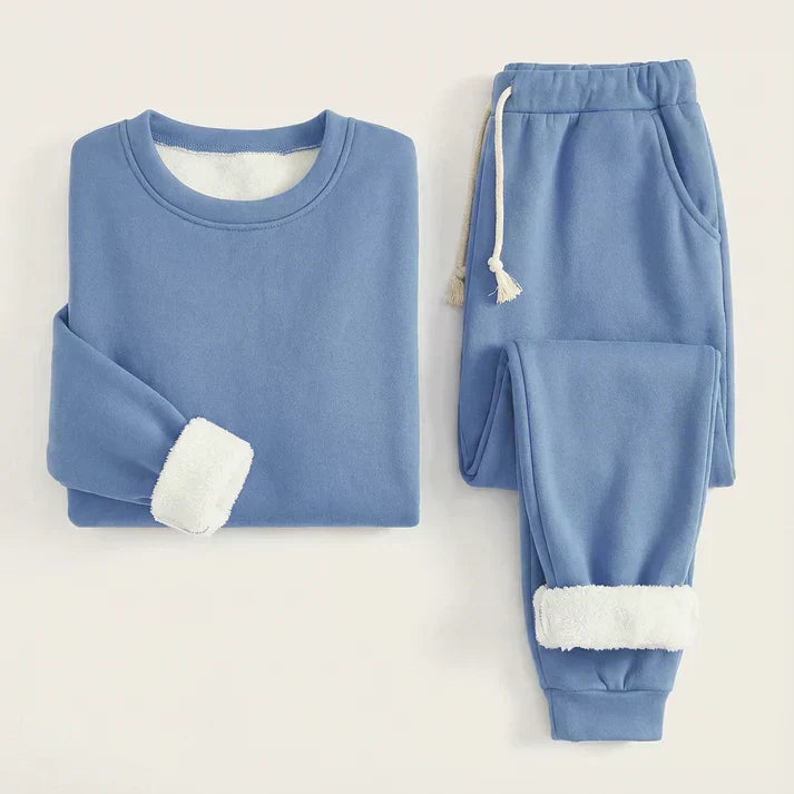 Hailey | Comfortabele Fleece-gevoerde Set