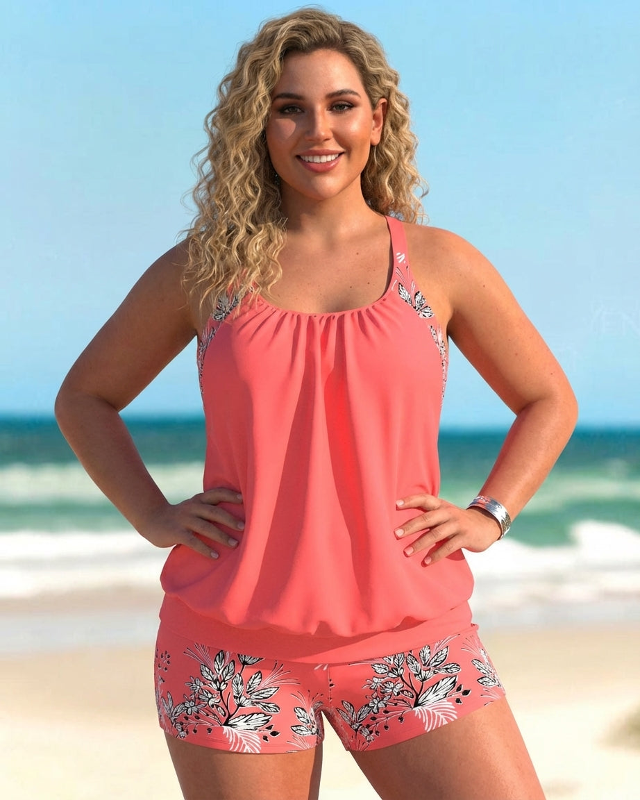 Eilwen | Classic Tankini met Bloemenprint