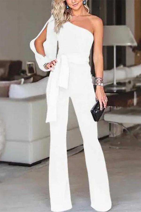 Marlow - Menodress Koude Een-Schouder Jumpsuit