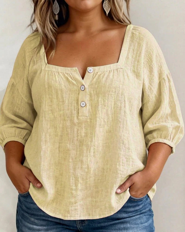 Sigrid | Blouse met Pofmouwen