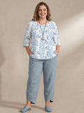 Birdie Geprinte Set: Moeiteloze Dagelijkse Comfort