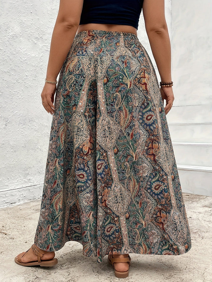 Ilse | Bohemian Wijde Pantalon