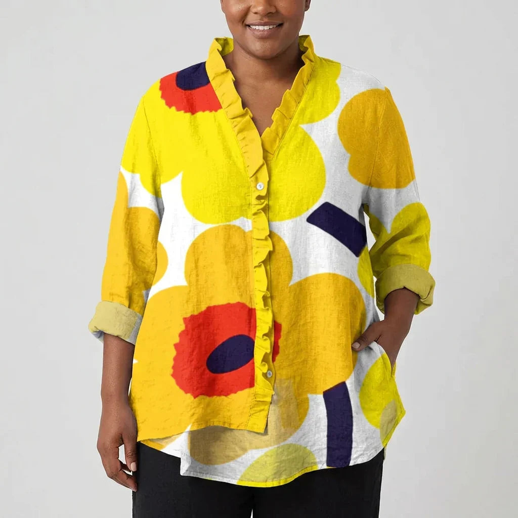 Yara | Artistieke Blouse