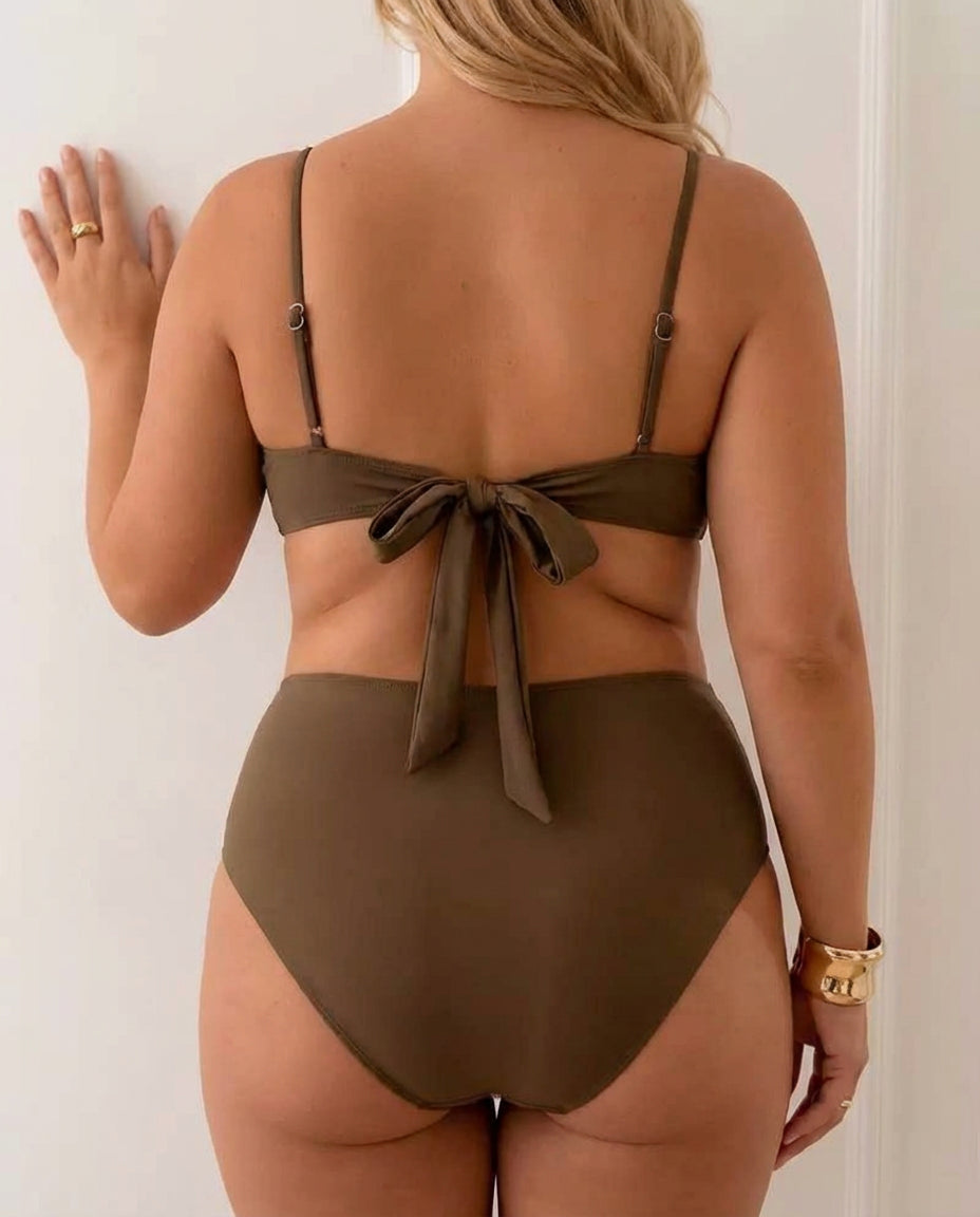 Amina | Elegante &amp; Figuuraccentuerende Bikini Twee-Delige Set