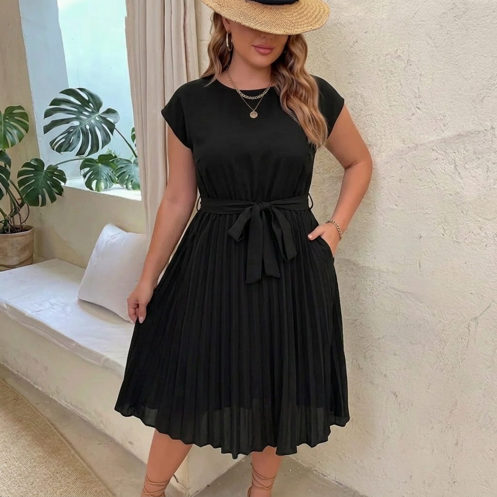 Delphine | Casual Zomer Midi Jurk