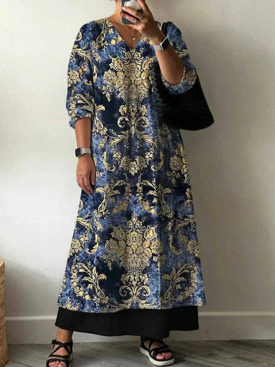 Elegante Geprinte Jurk Sarah
