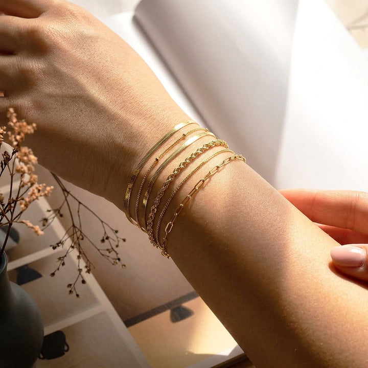 Soleil Vernetta armbandenset | Goud