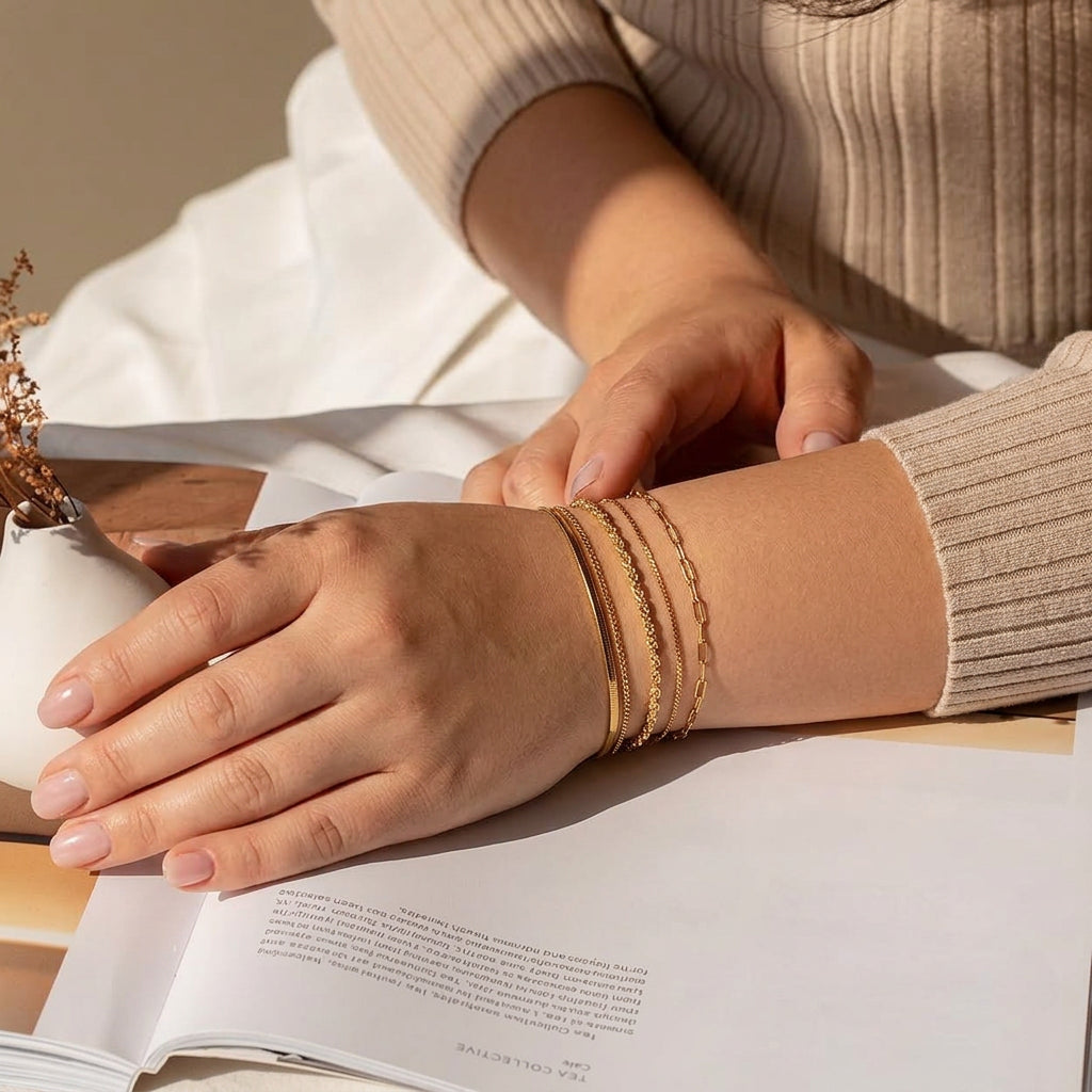 Soleil Vernetta armbandenset | Goud