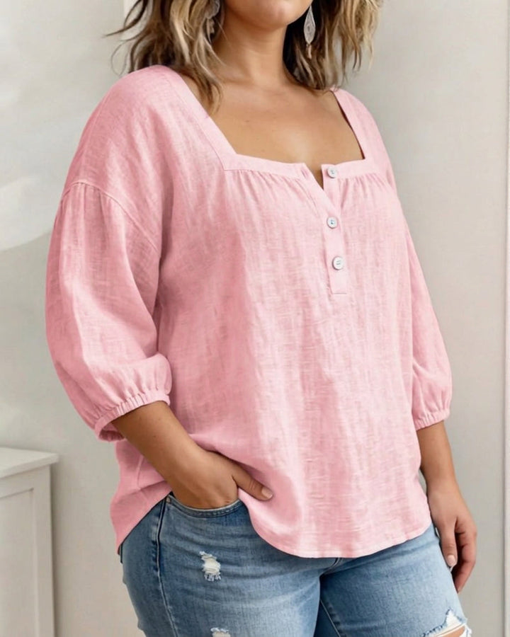 Sigrid | Blouse met Pofmouwen