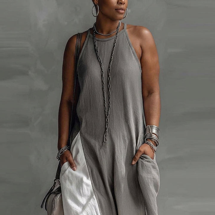 Persephone Off-Shoulder Jurk: Moderne Elegantie met Gemak